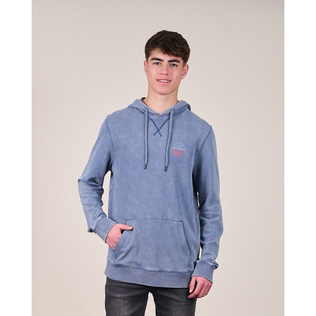 POLEMIC - Poleron procesado tipo canguro VV7397 - Polemic