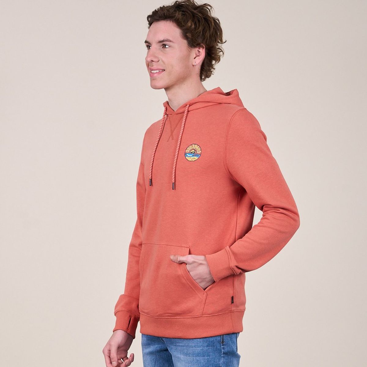 POLEMIC - Poleron procesado tipo canguro VV7398 - Polemic.