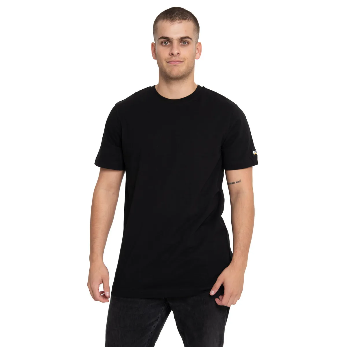 CAT - Polera Manga Corta Hombre Essential S/S Tee Negro CAT