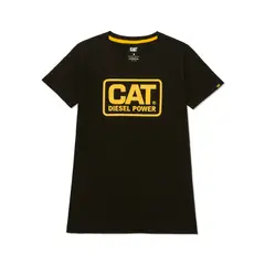 CAT - Polera Manga Corta Mujer Women'S Diesel PowerNegro