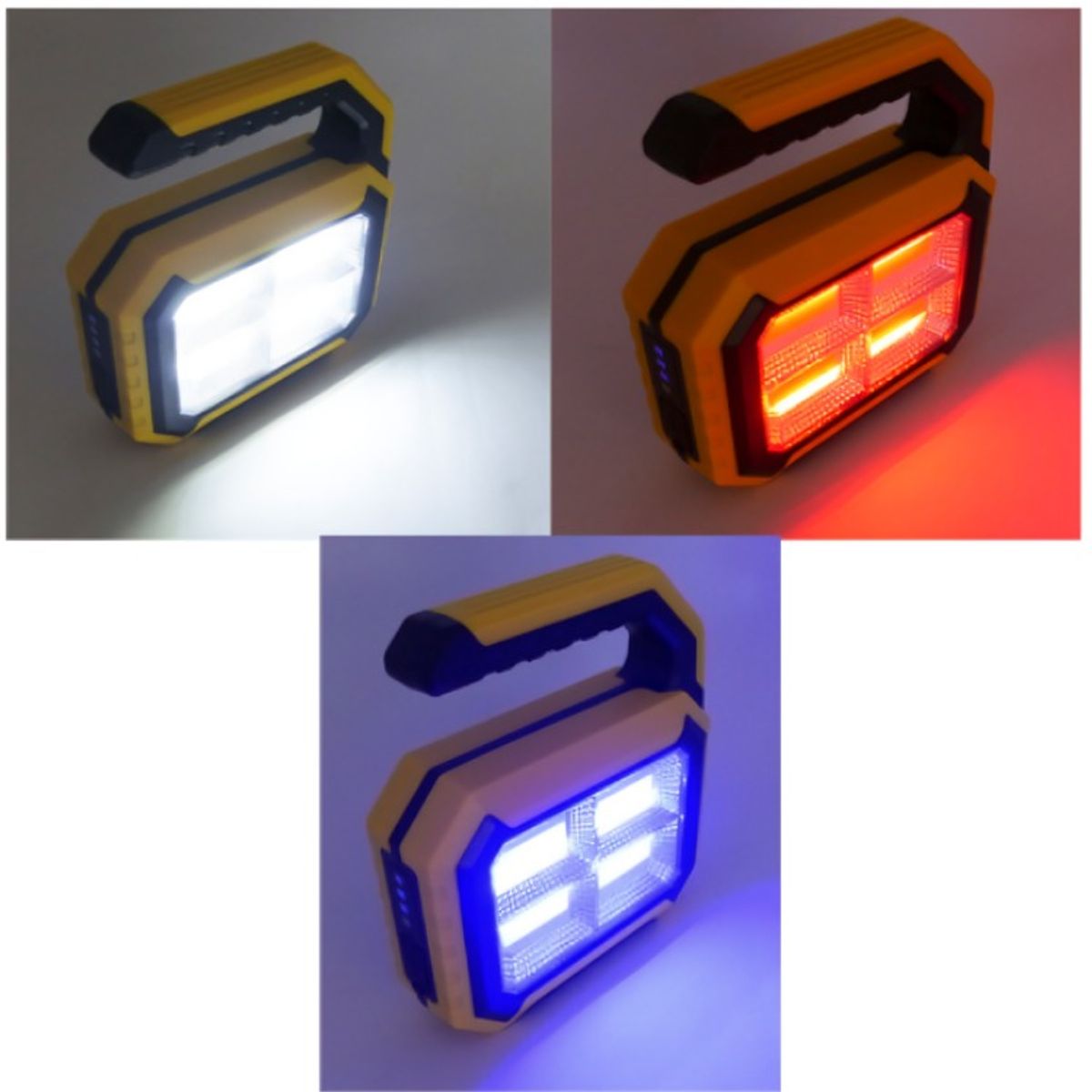 OEM - LINTERNA LED SOLAR 2 LED + 4 COB MOD YJ-C01 RECARGABLE