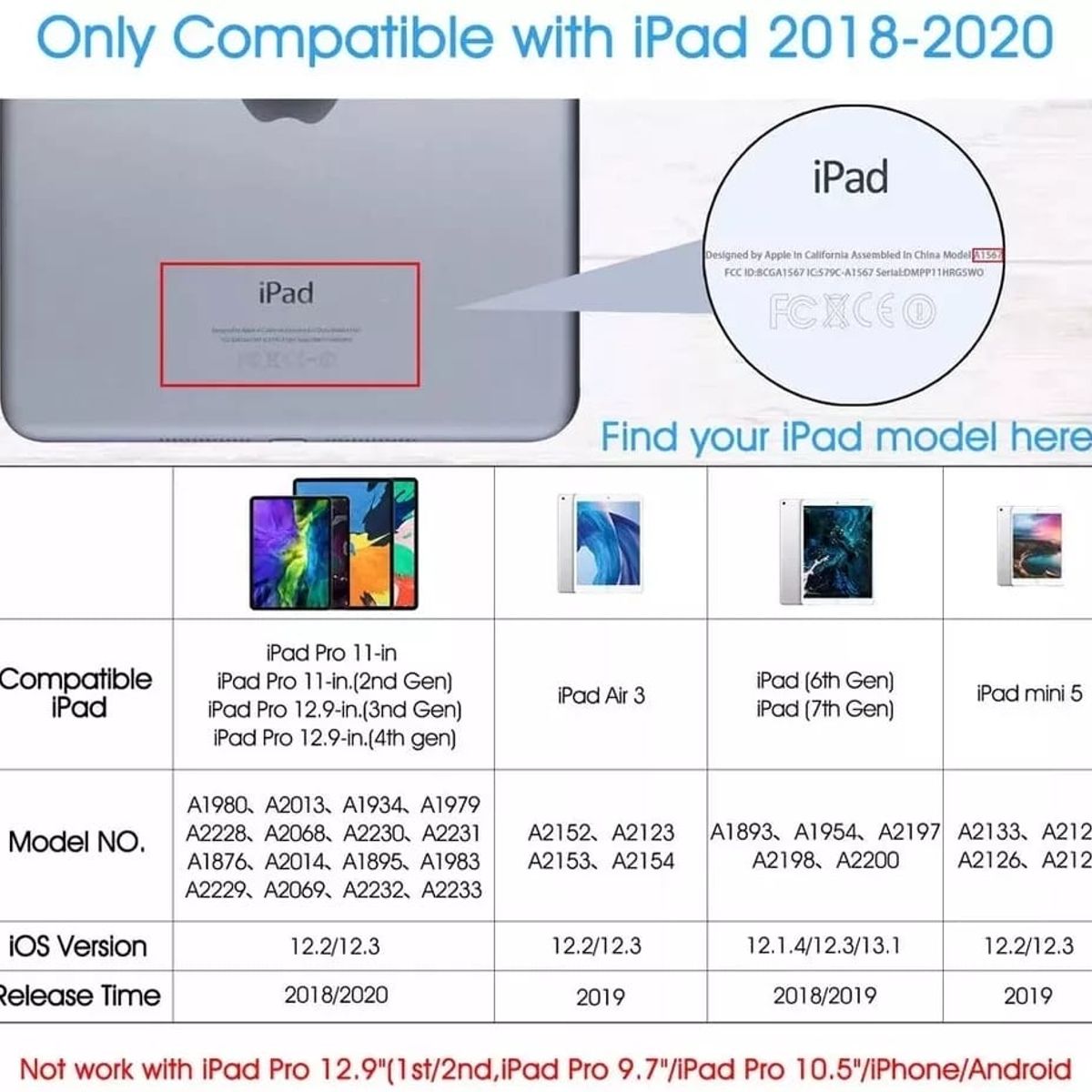 GENERICO - Lápiz Para iPad 2018- 2021 Rechazo De Palma Carga Magnética