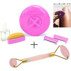 ROZENBERG SPA - Depiladora Afeitadora 3 En 1 Facial Cuerpo + Regalo Rodillo