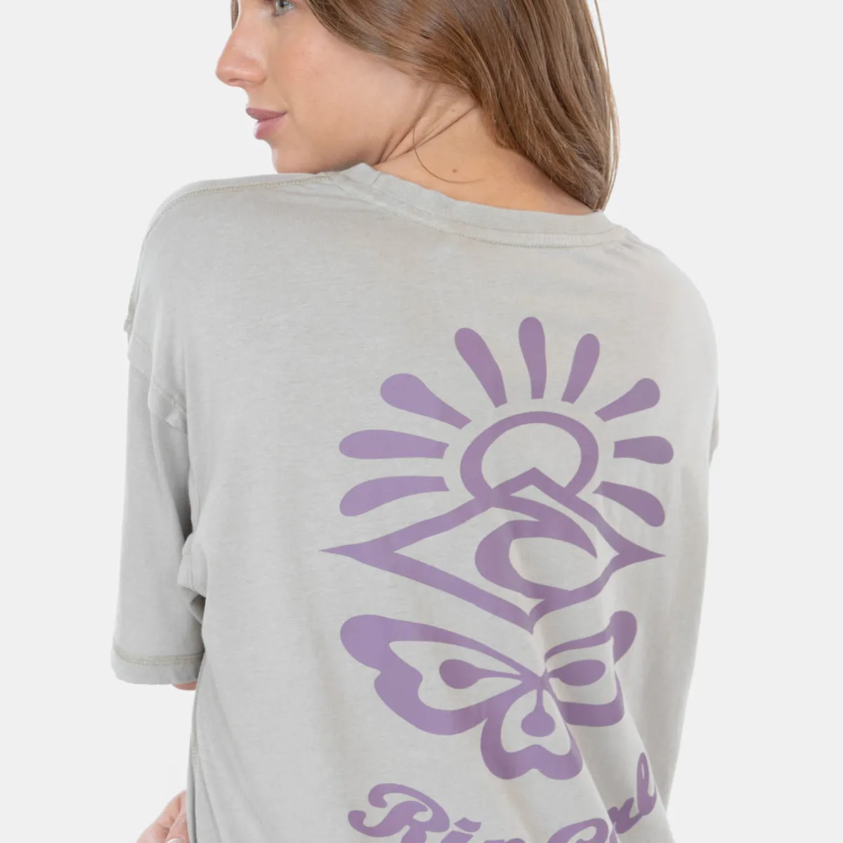 RIP CURL - Polera MC Sunset In Hawaii Verde Mujer Rip Curl