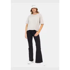 RIP CURL - Polera MC Blue Waves Beige Mujer