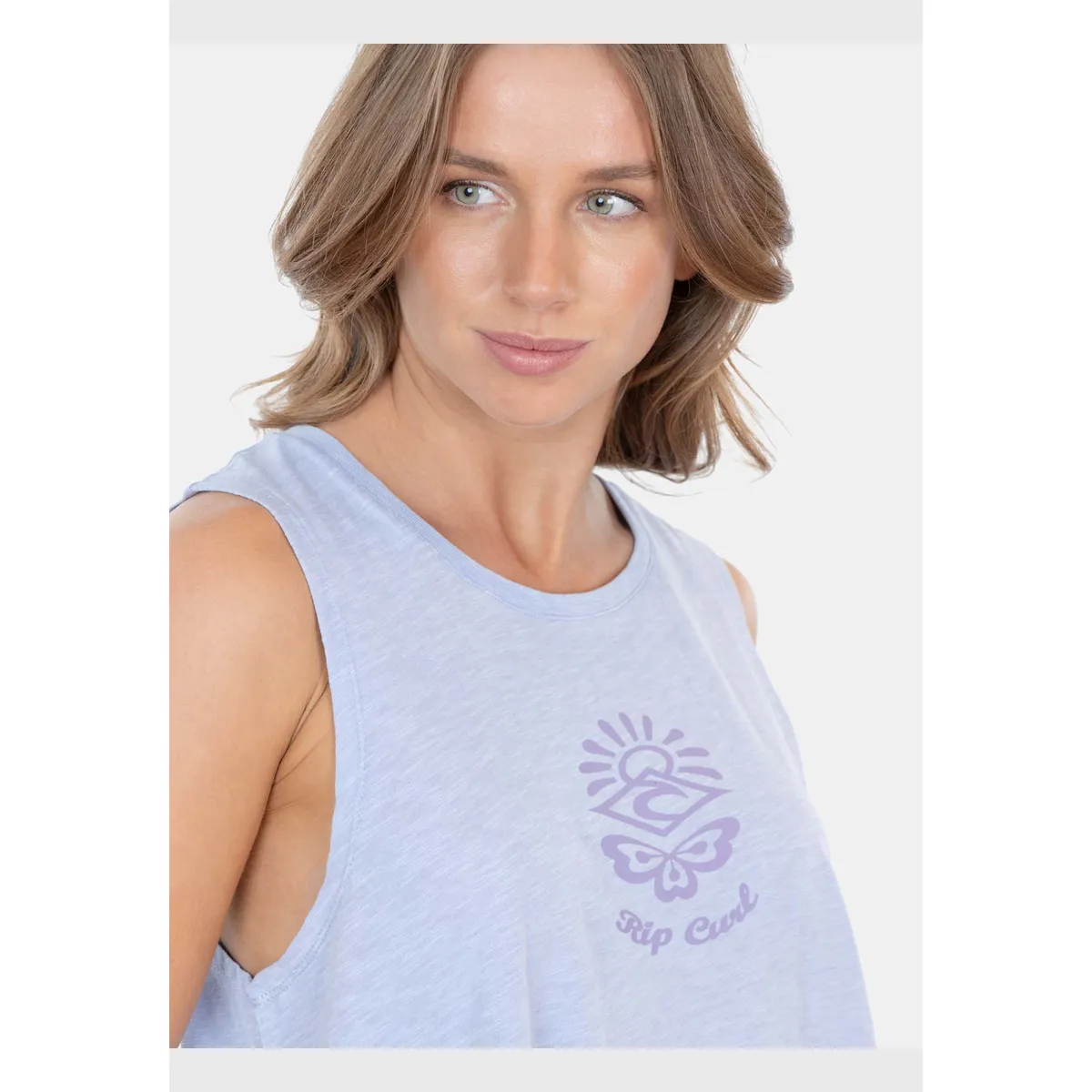 RIP CURL - Polera Liv Long Wave Morado Mujer Rip Curl