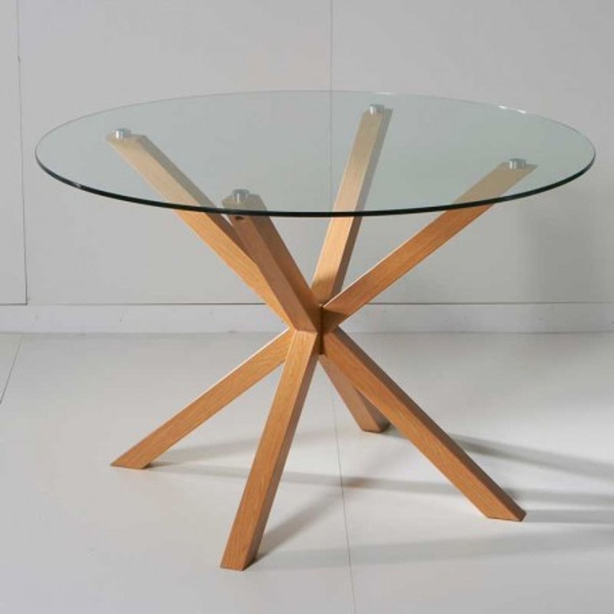 HABITA2 CHILE - Comedor Cross 100cm -Beige 4 puestos