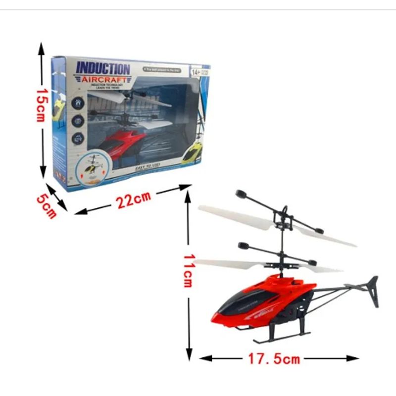 GENERICO - Helicóptero mini Drone teledirigidos sin control remoto para niños recargable