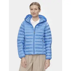 TOMMY HILFIGER - Parka Acolchada Global Stripe Celeste