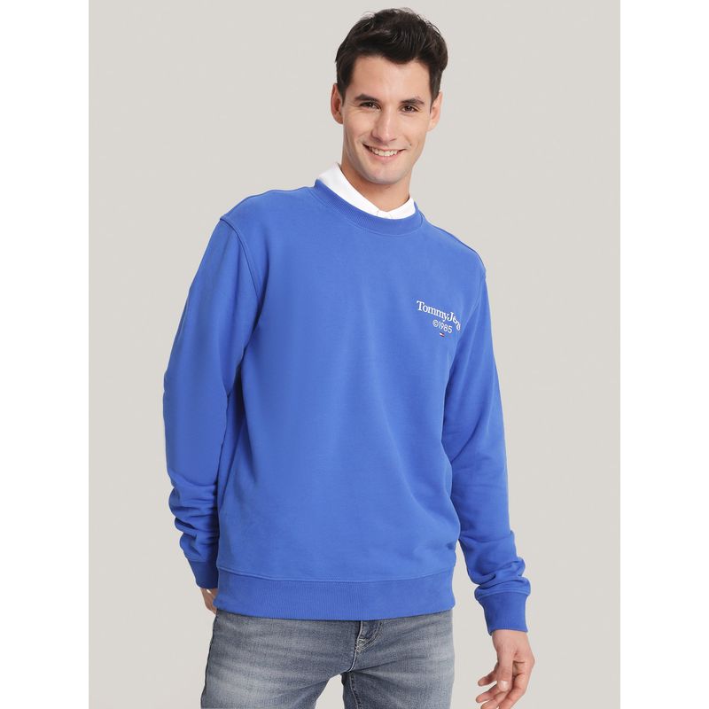 TOMMY HILFIGER - Polerón Regular Entry Graphic Azul Tommy Jeans