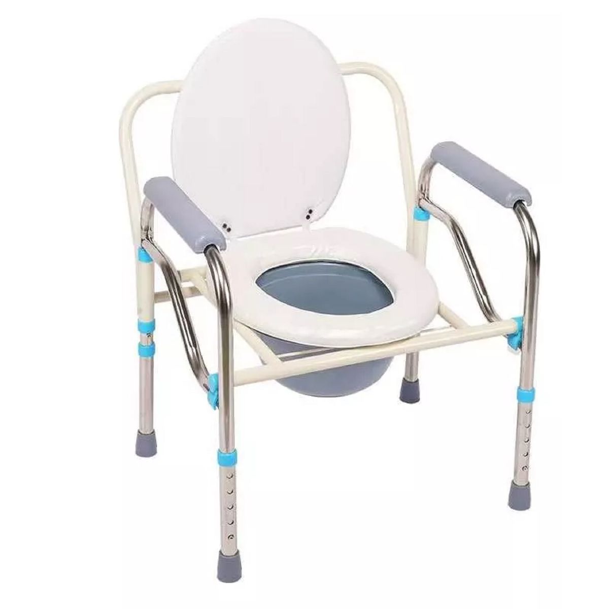 GENERICO - Baño Inodoro WC Portátil Plegable Silla Ducha Color Blanco