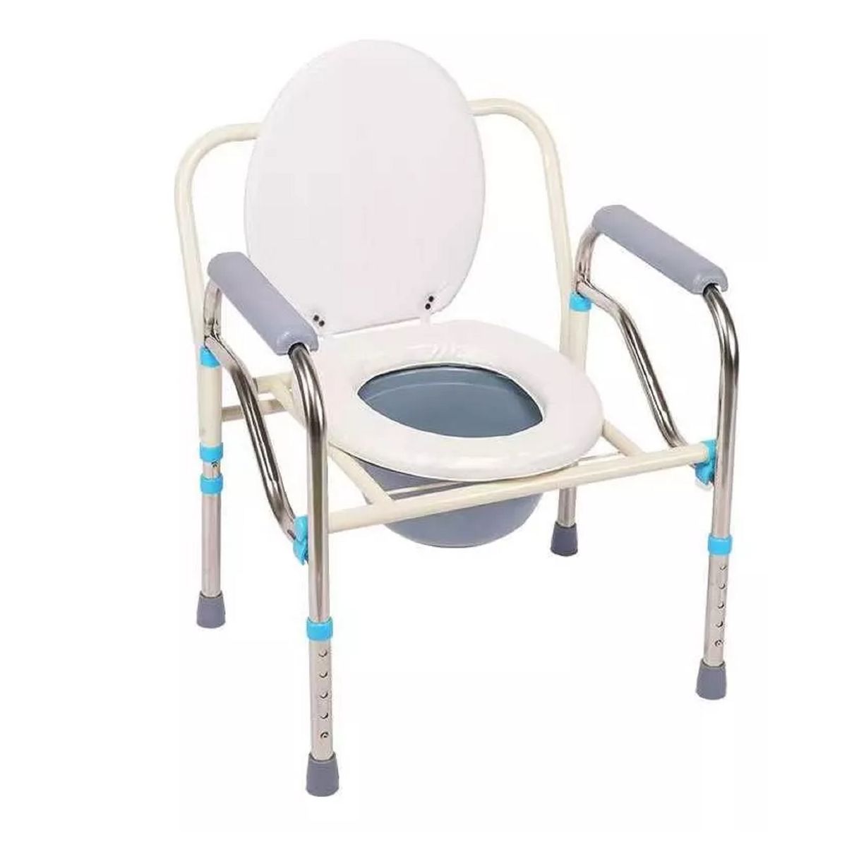 GENERICO - Baño Inodoro WC Portátil Plegable Silla Ducha Color Blanco