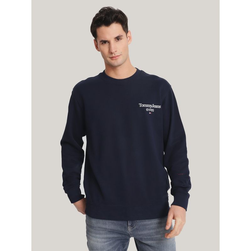 TOMMY HILFIGER - Polerón Regular Entry Graphic Azul Tommy Jeans