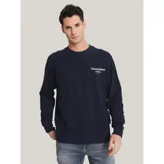 TOMMY HILFIGER - Polerón Regular Entry Graphic Azul Tommy Jeans