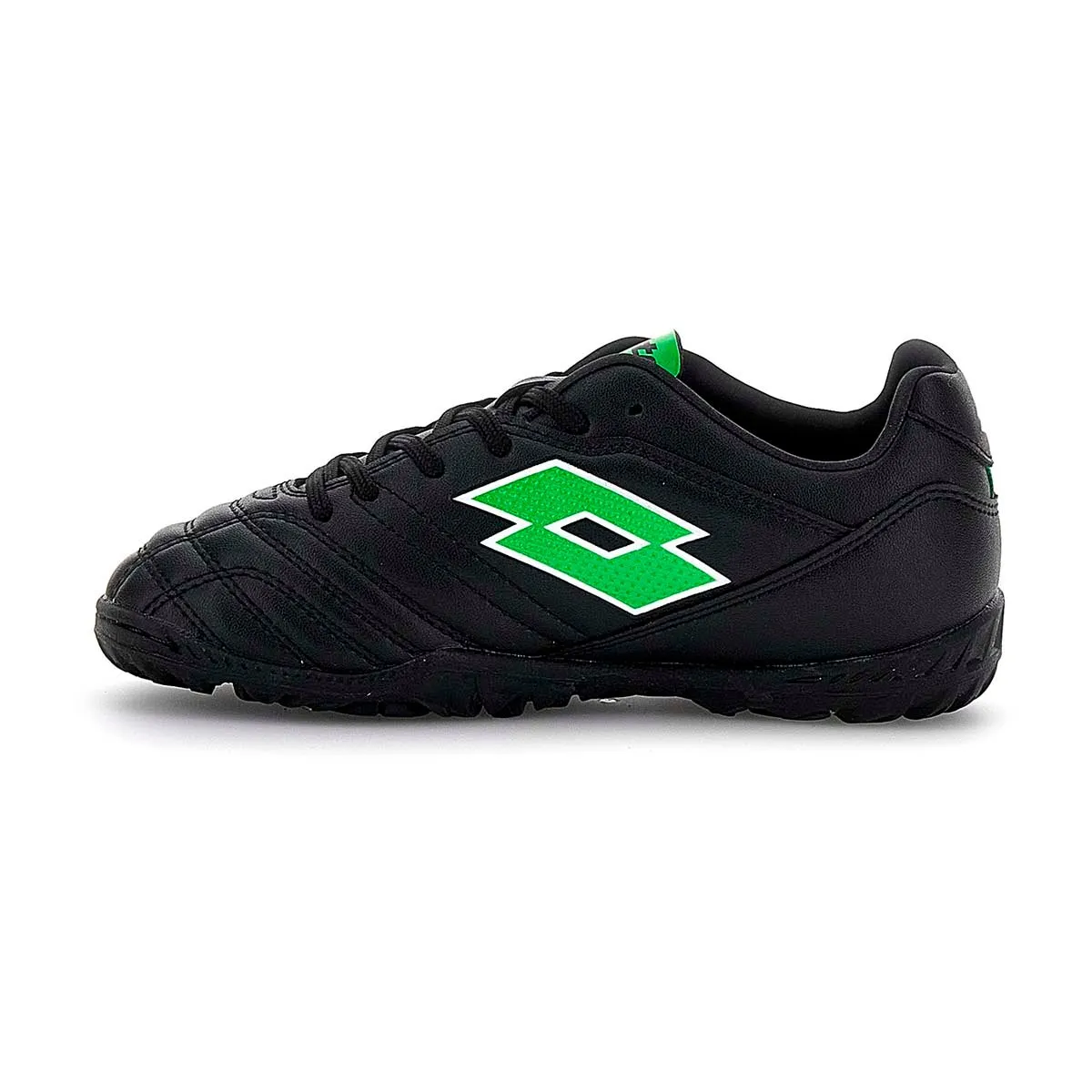 LOTTO - Zapato Baby Fútbol Niño Lotto - Stadio 705 TF Negro Verde - Negro