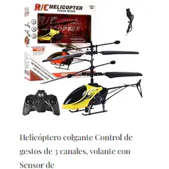 GENERICO - Helicóptero Grande Drone para niños juguete alta tecnología