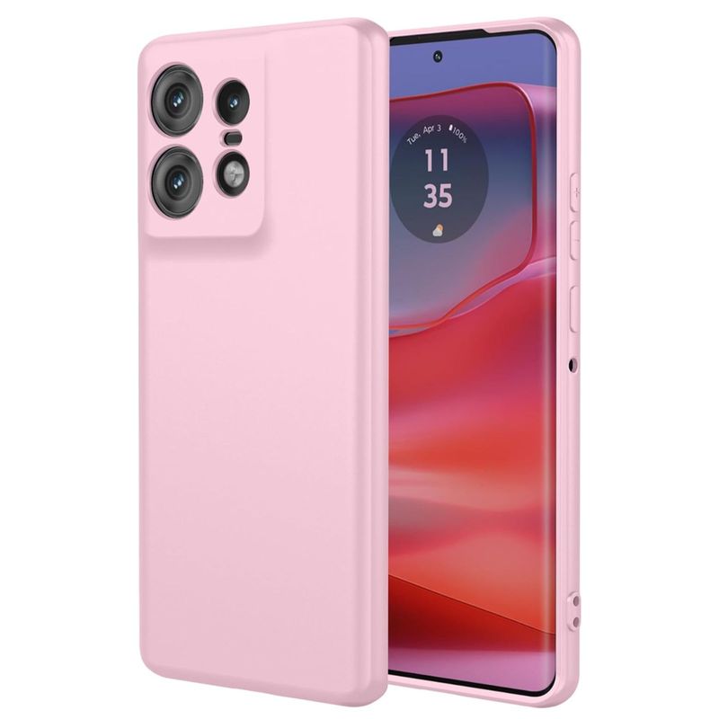 GENERICO - Carcasa Funda Color Para Motorola Edge 50 Pro - Rosa