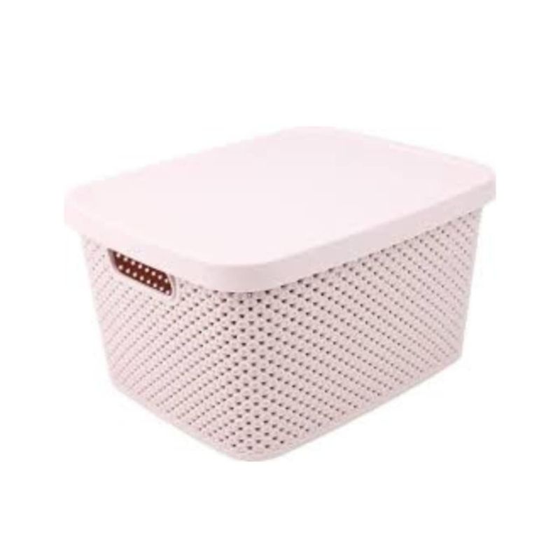 GENERICO - CAJA ORGANIZADORA CON TAPA PLÁSTICO LIBRE BPA 13 LT