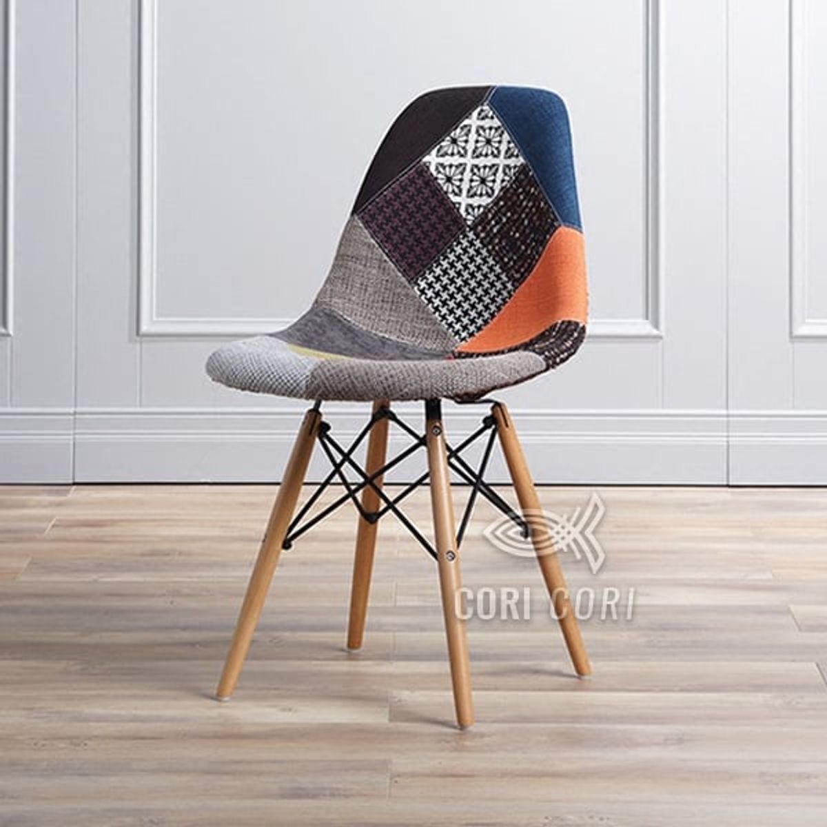 CORI CORI - Silla Patchwork Tonos Naranja
