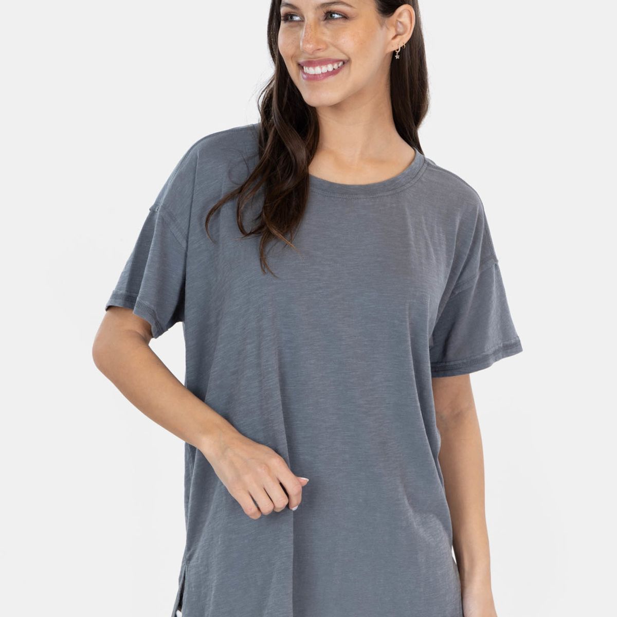 MAUI AND SONS - Polera MC Utah Azul Mujer Maui And Sons