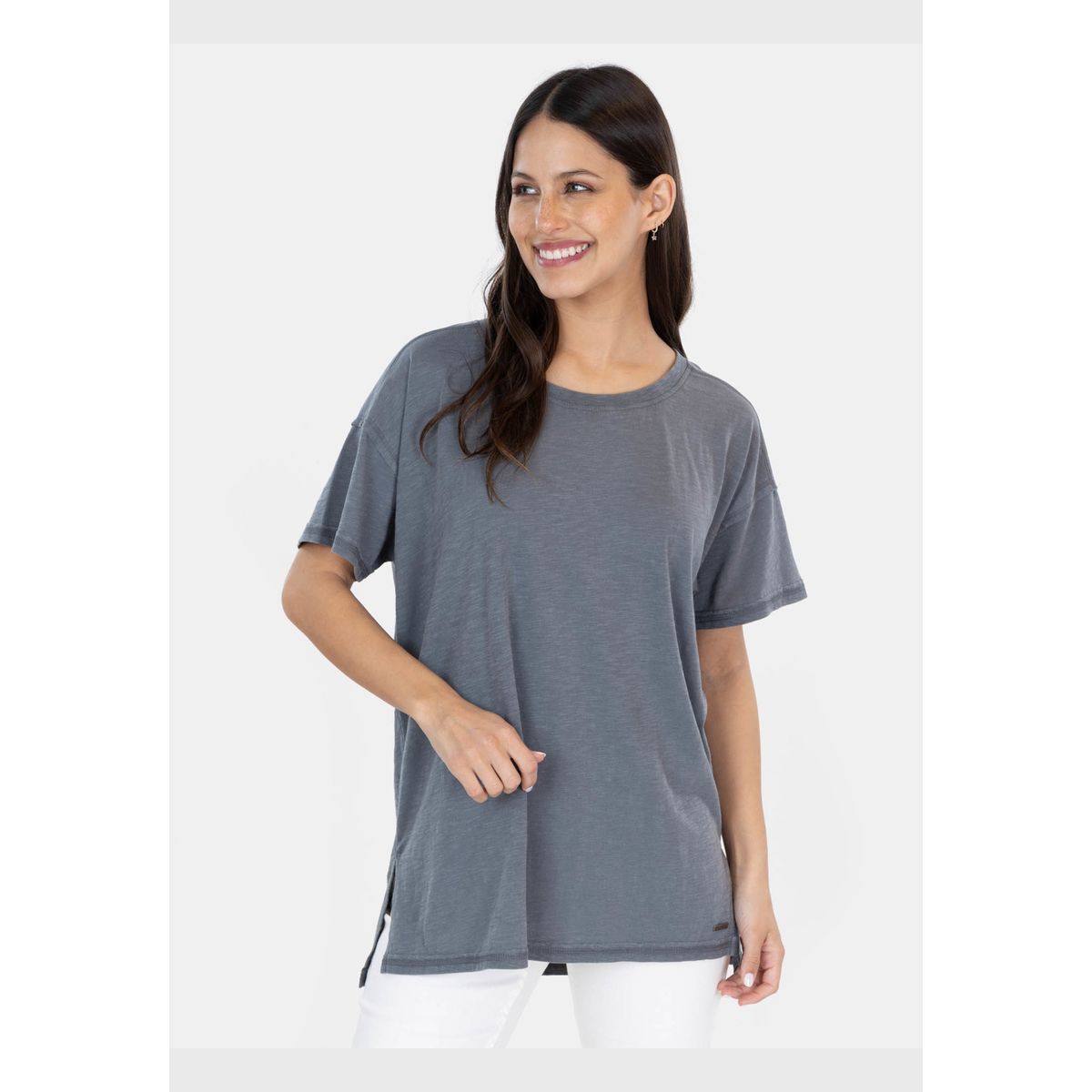 MAUI AND SONS - Polera MC Utah Azul Mujer Maui And Sons