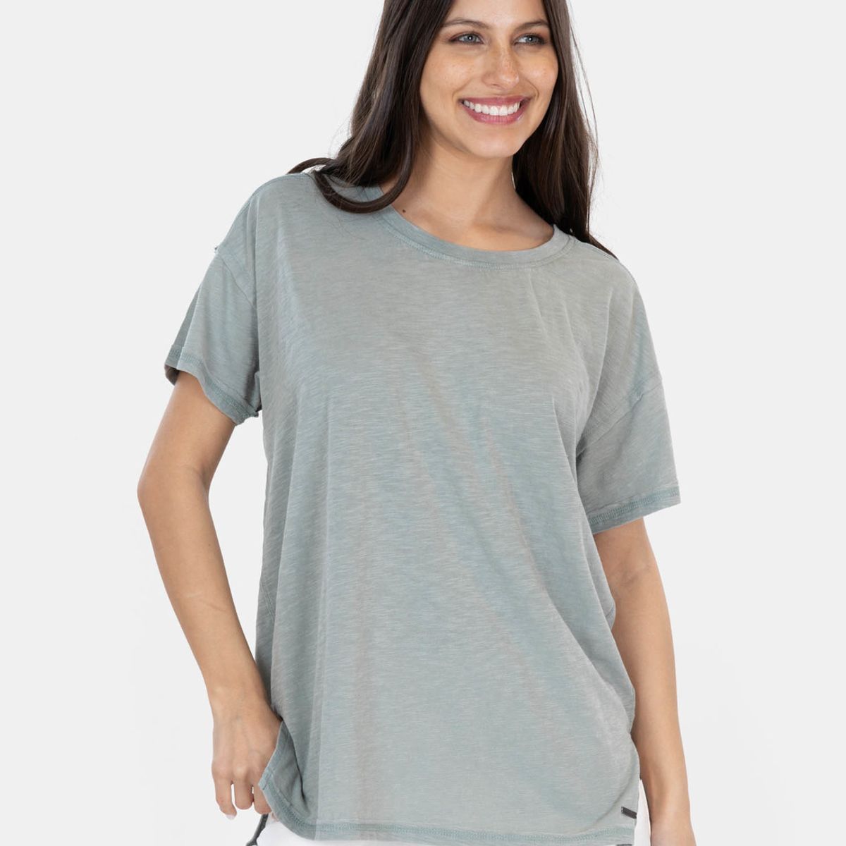 MAUI AND SONS - Polera MC Utah Verde Mujer Maui And Sons