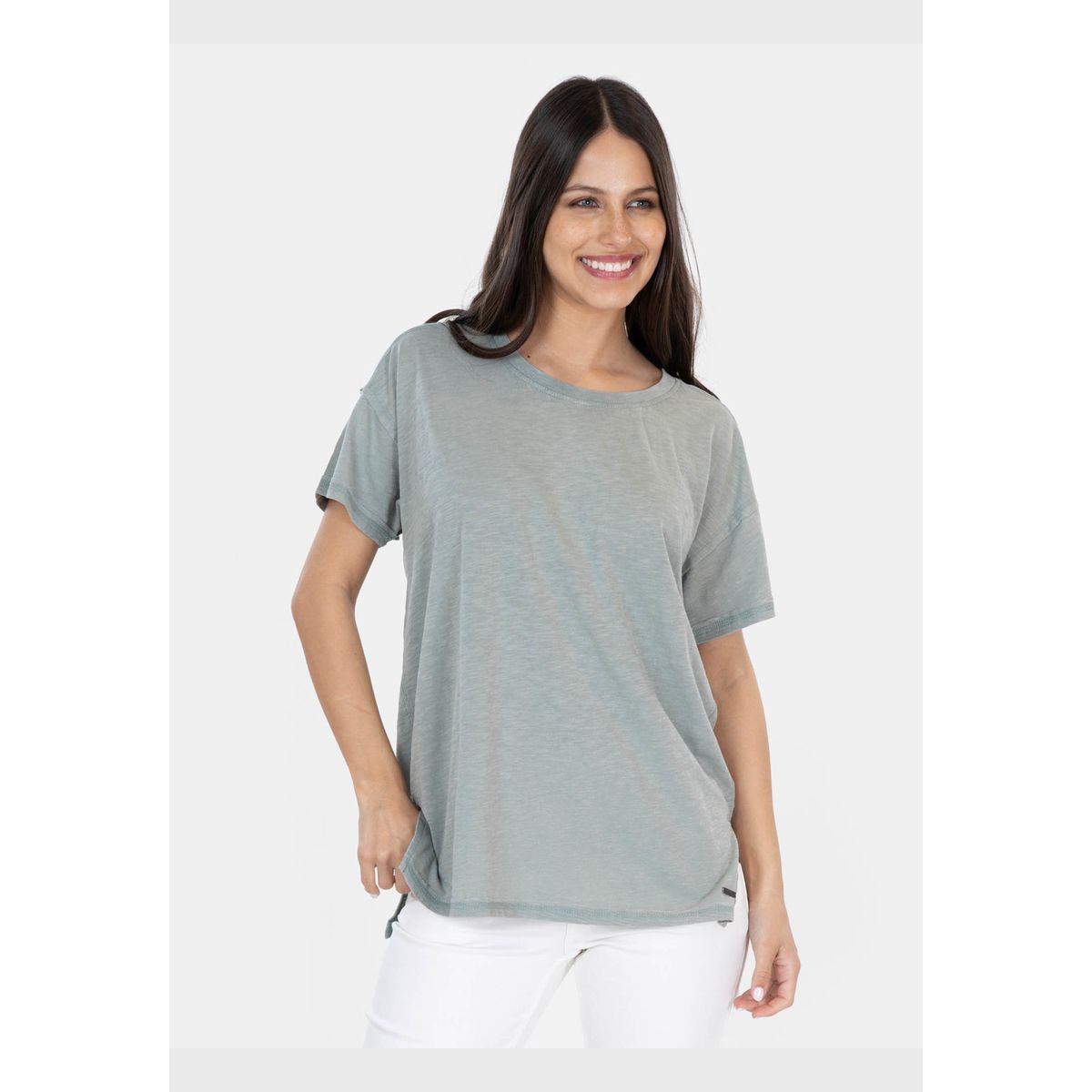 MAUI AND SONS - Polera MC Utah Verde Mujer Maui And Sons