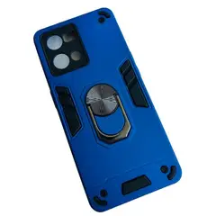 GENERICO - Carcasa Para Oppo Reno7 4g Anti Golpes Anillo Azul Rey