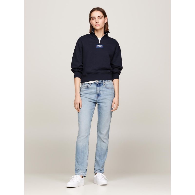 TOMMY HILFIGER - Jeans Slim Fit Talle Alto Azul Tommy Hilfiger