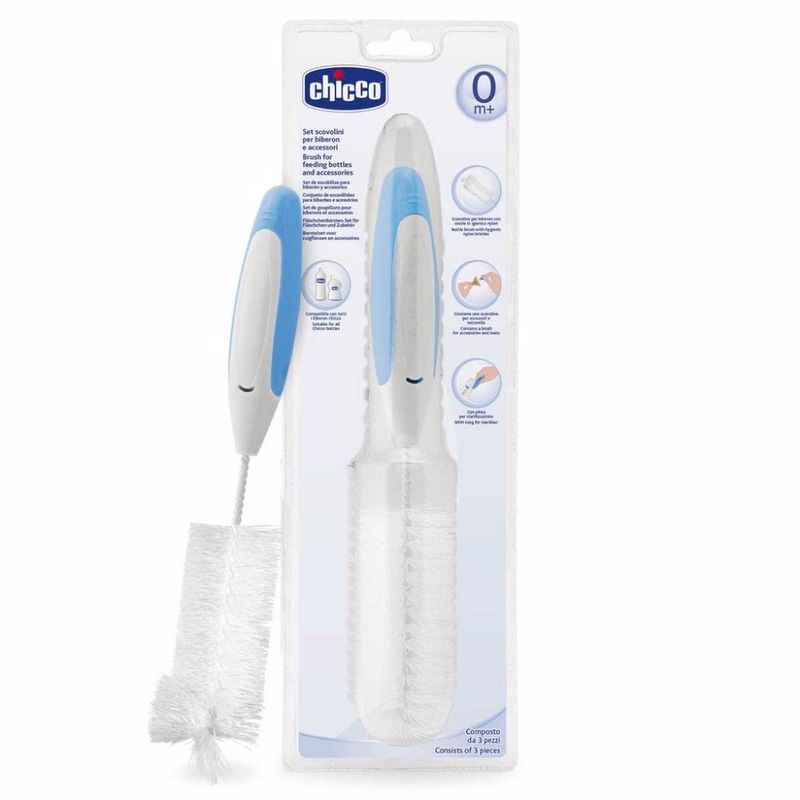 CHICCO - Escobilla Limpia Mamaderas y Tetinas Chicco