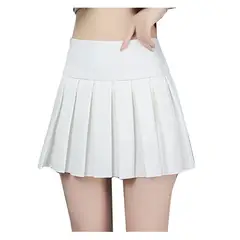 ANDESLAND OUTDOOR APPAREL - Falda Calza Padel Plisada Blanca Mujer