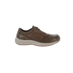 JARMAN - Zapato hombre Cuero Con Cordon Café Oscuro