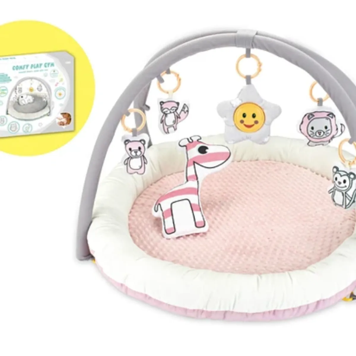 KIDSCOOL - Alfombra Didáctica Sensory Mat Rosa