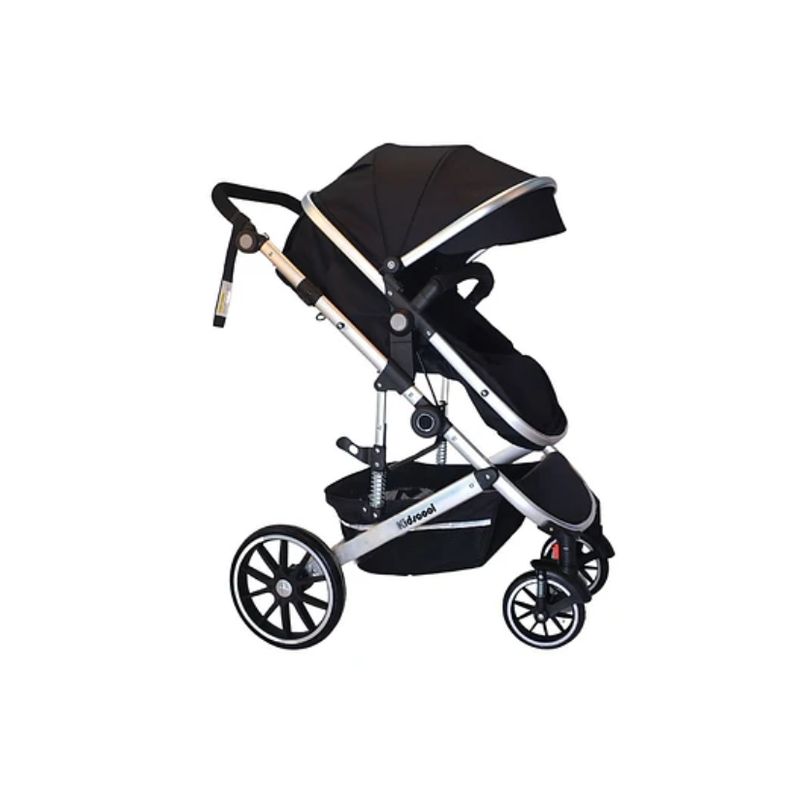 KIDSCOOL - COCHE TRAVEL LUX 3 EN 1 (NEGRO)