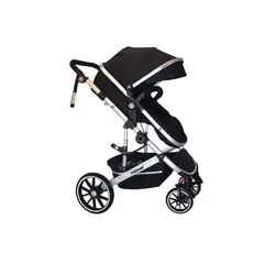 KIDSCOOL - COCHE TRAVEL LUX 3 EN 1 (NEGRO)