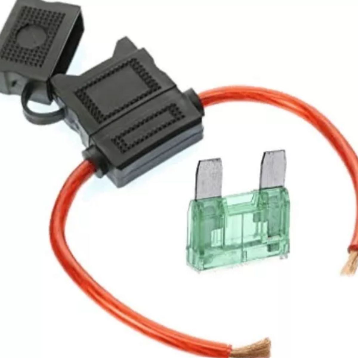 GENERICO - Porta Fusible Tipo Ato Con Tapa Y Fusible A5