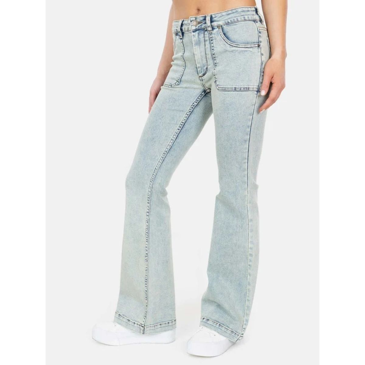 MAUI AND SONS - Jeans Oruge Celeste Mujer Maui And Sons