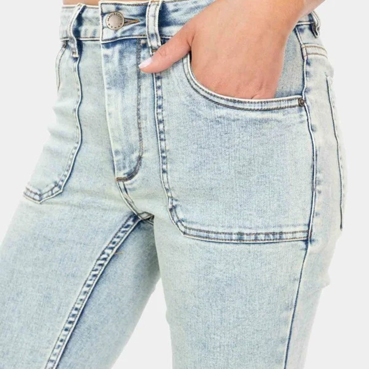 MAUI AND SONS - Jeans Oruge Celeste Mujer Maui And Sons