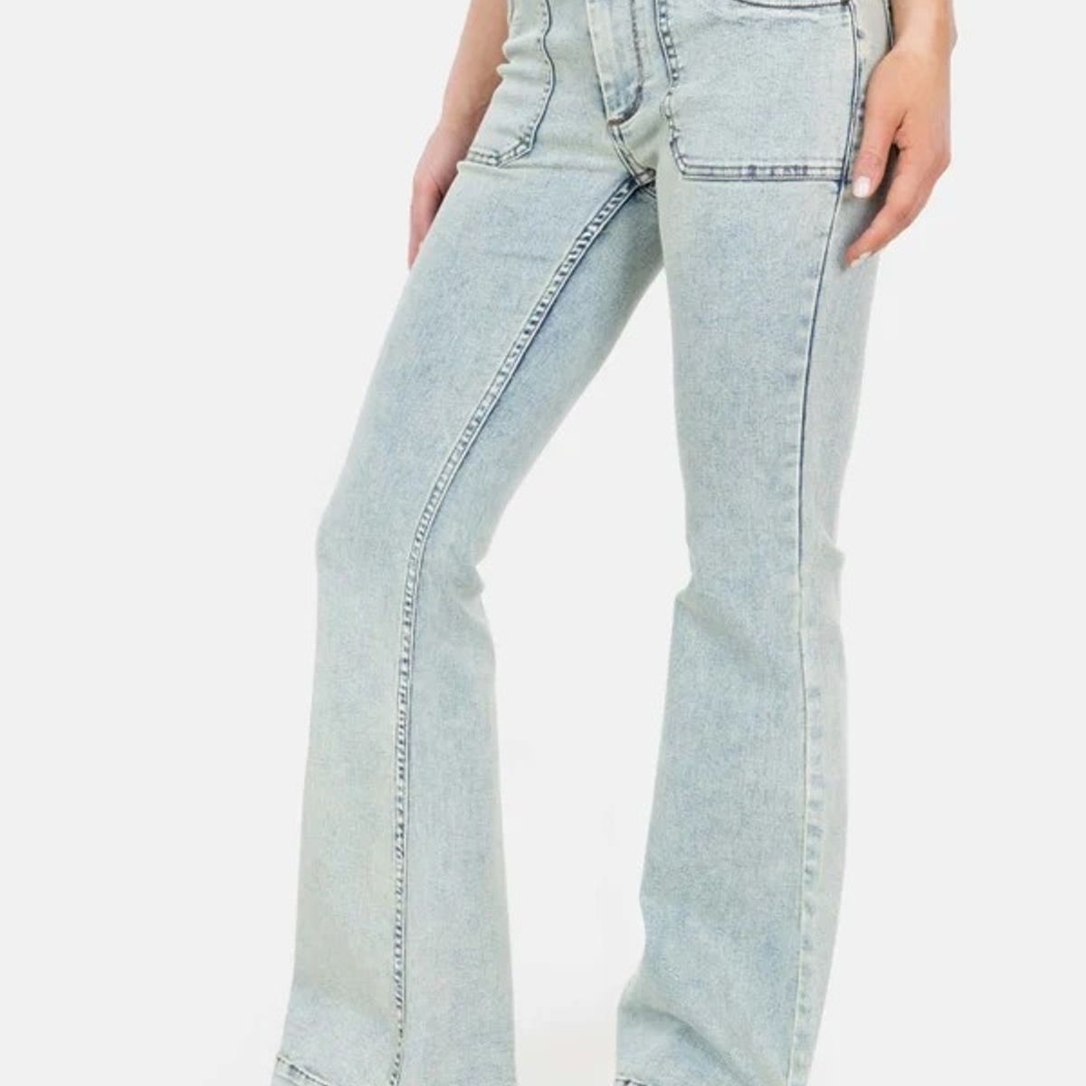 MAUI AND SONS - Jeans Oruge Celeste Mujer Maui And Sons