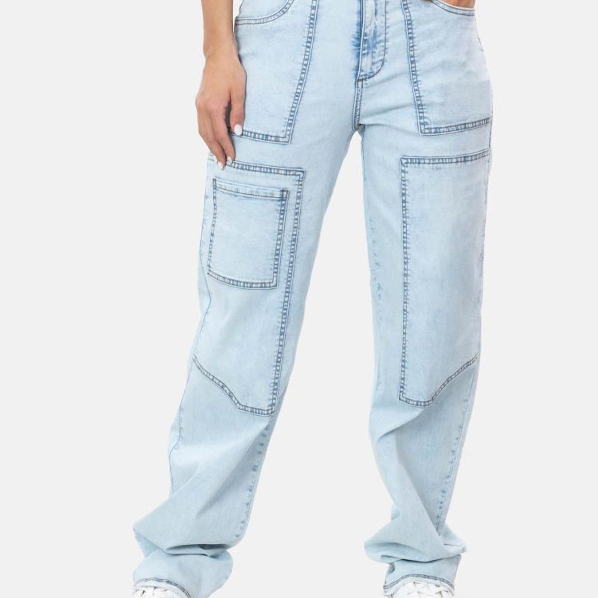 MAUI AND SONS - Jeans Cargo Sunrise Azul Mujer Maui And Sons - Azul
