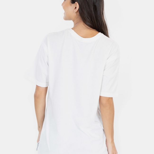 MAUI AND SONS - Polera MC Broken Promese Blanco Mujer Maui And Sons