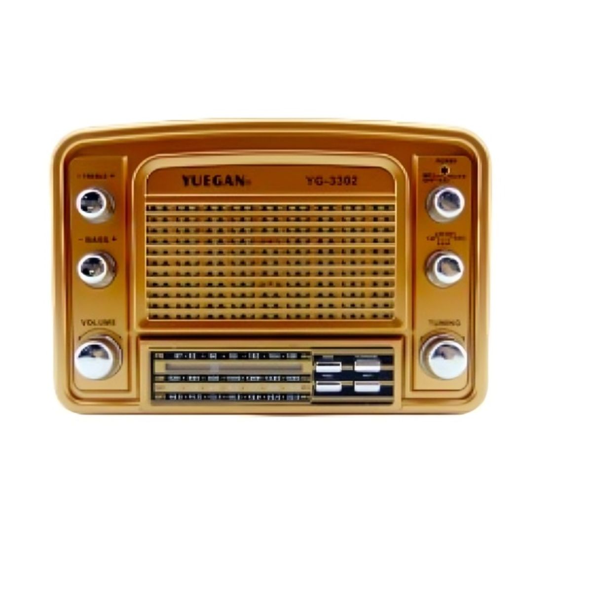 OEM - RADIO MULTIBANDA YUENGAN MOD YG-3302 RETRO USB-TF
