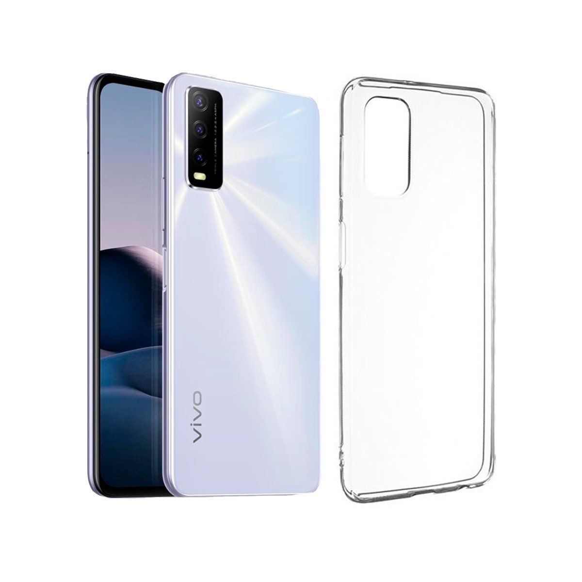 JOICO - Carcasa Para Vivo Y20/Y20i/Y20S/Y12S/Y11S Transparente Liso