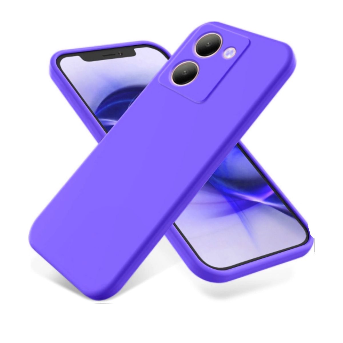 JOIGO - Carcasa Para Vivo Y36 5G Goma Lila