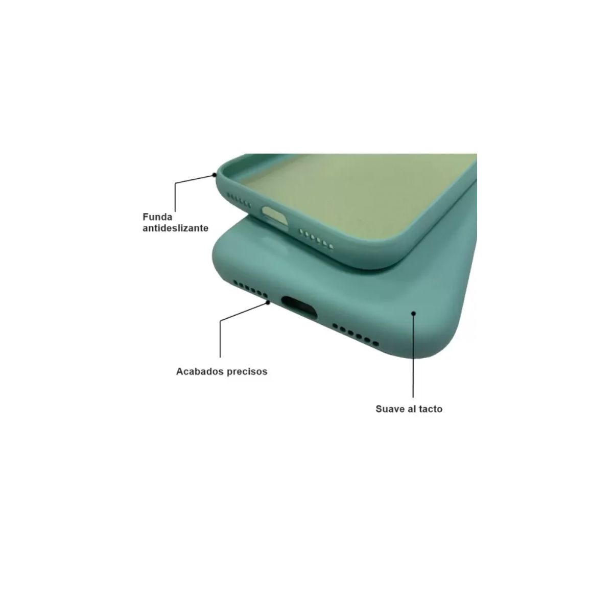 JOIGO - Carcasa Para Vivo Y36 5G Goma Lila