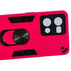 GENERICO - Carcasa Para Oppo Reno7 4g Anti Golpes Anillo Fucsia