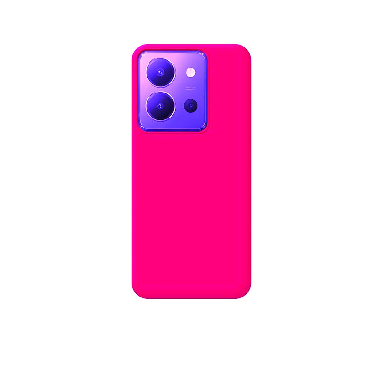 JOIGO - Carcasa Para Vivo Y27 5G Goma Fucsia