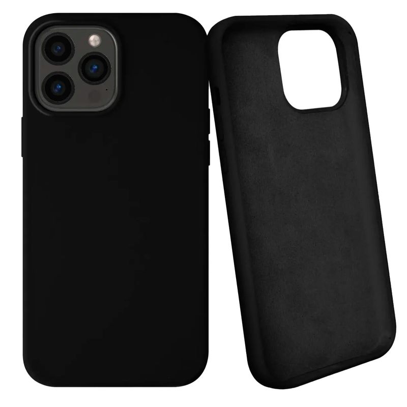 JOIGO - Carcasa Para iPhone 15 Plus Goma Negro