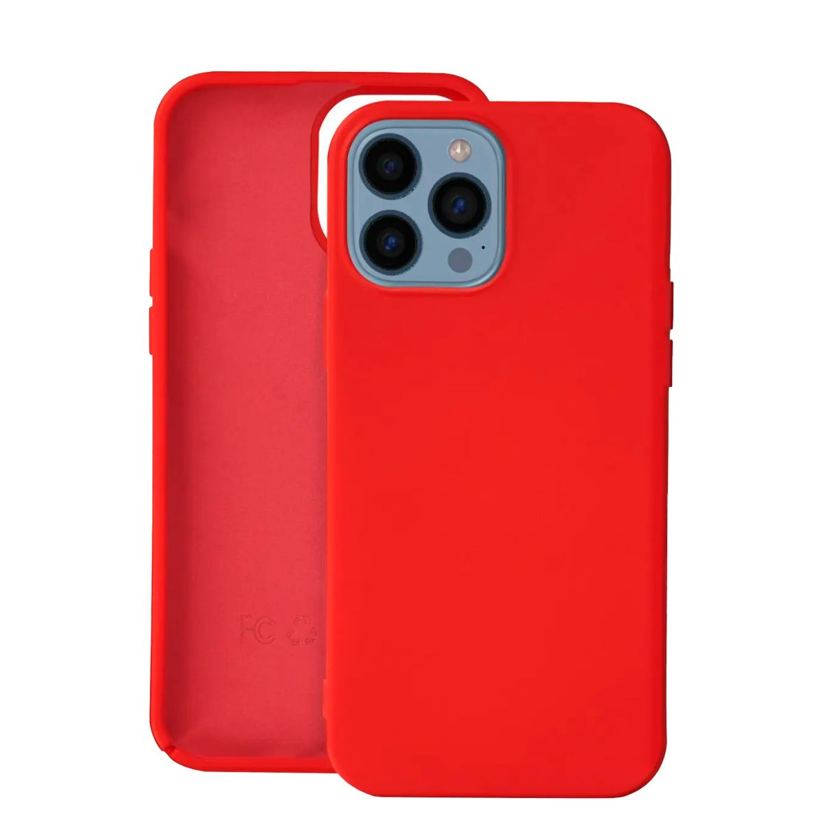 JOIGO - Carcasa Para iPhone 15 Goma Rojo