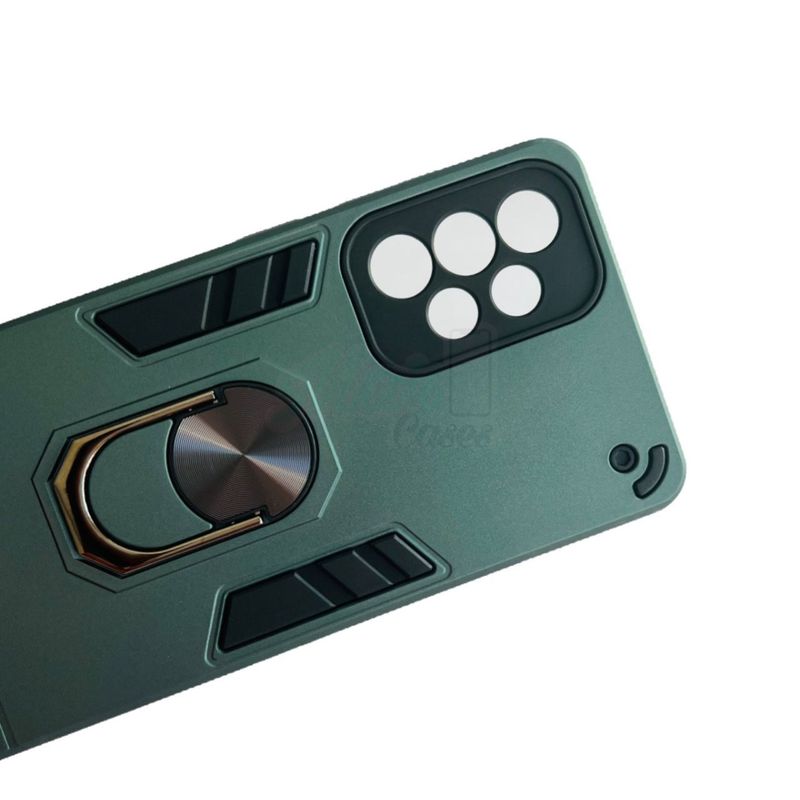 GENERICO - Carcasa Para Samsung A73 5g Anti Golpes Anillo Plomo